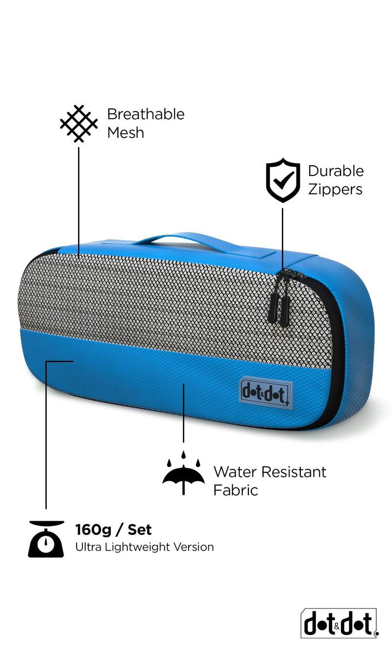 Dot&Dot Slim Packing Cubes for Suitcases - 5 Pcs set of Packing Cubes for Travel Carry on Suitcase Organizer Bags - Travel Cubes Organizer Bags for Luggage - Image 5